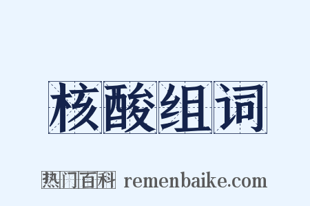 核酸组词是什么意思的图片